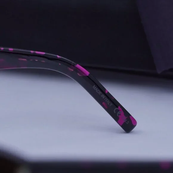 Saint Laurent SL214 KATE 009 Cat Eye Sunglasses - Black/Pink  display picture 3